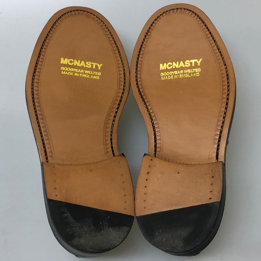 マーク マクナイリー プレーントゥ ブラック サイズ6  MARK MCNAIRY 約25.0cm【AFD8】