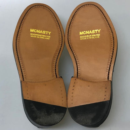 マーク マクナイリー プレーントゥ ブラック サイズ6  MARK MCNAIRY 約25.0cm【AFD8】
