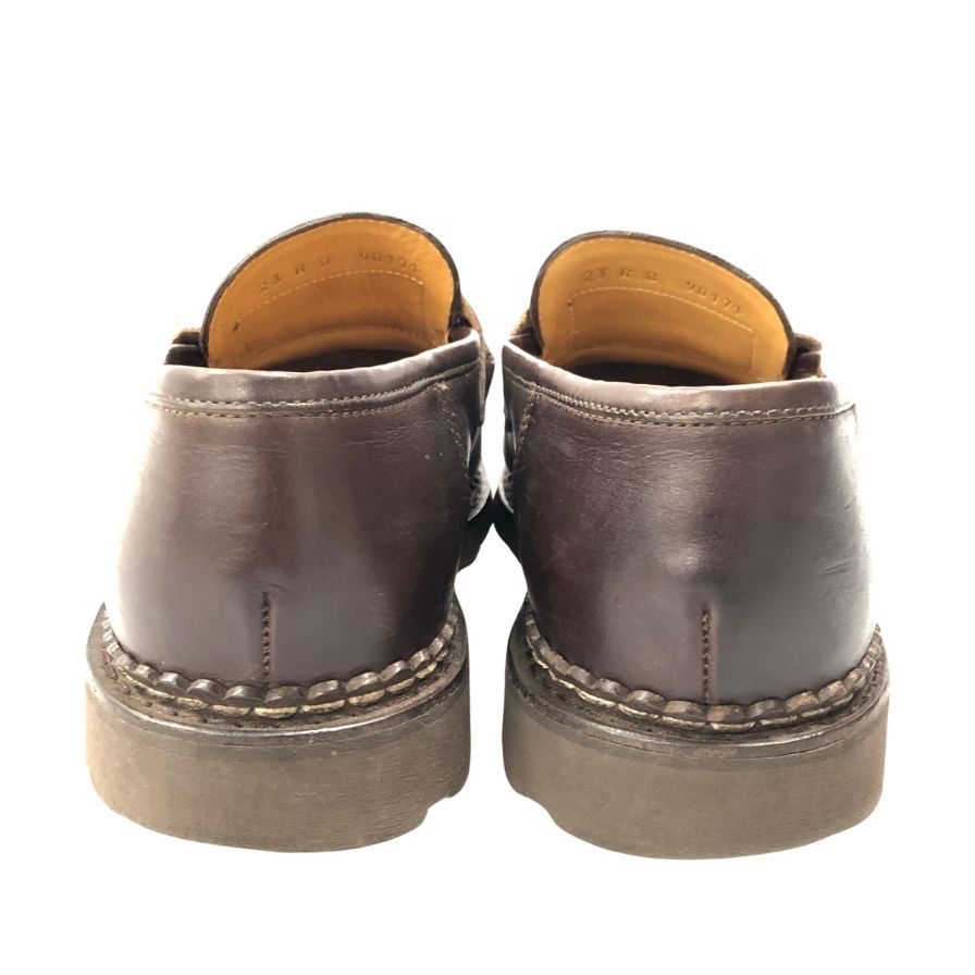 パラブーツ ローファー ランス リスレザー カフェ サイズ8 メンズ PARABOOT REIMS ローファー 約26.5cm【LA】【中古】