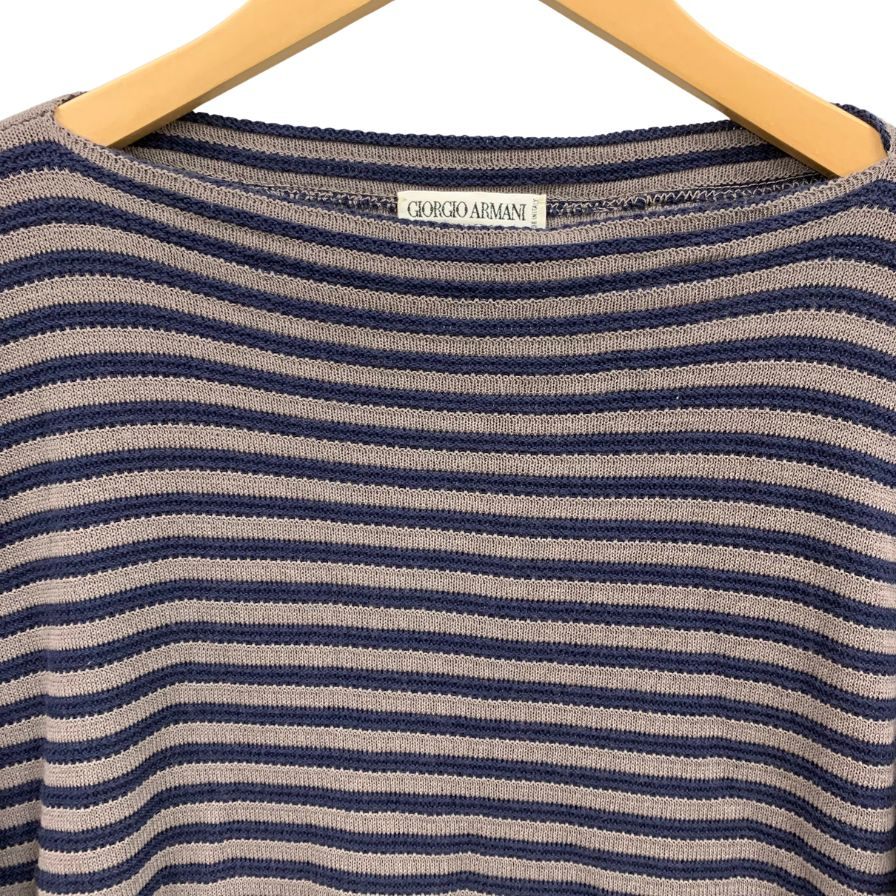 ARMANI COLLEZIONI ストライプセーター サイズ50 ニット セーター アルマーニ コレツィオーニ ARMANI COLLEZIONI