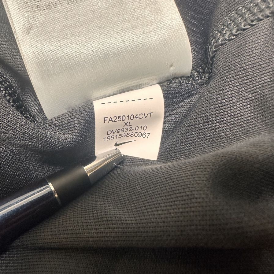 極美品◆ナイキ Ｔシャツ ドライフィット ブラック メンズ サイズXL NIKE 【AFB14】