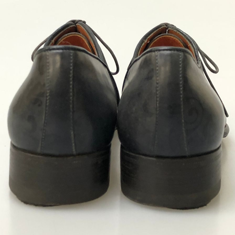 サントーニ  リーフデザイン 14774 61  ドレスシューズ メンズ グレー系 サイズ5.5 Santoni 約24.5cm【AFC44-2】