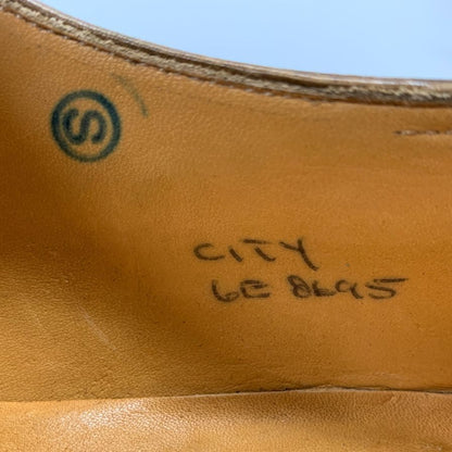 ジョンロブ レザーシューズ シティ ストレートチップ カーフ ブラウン UK6E メンズ JOHN LOBB CITY ビジネスシューズ 約24.5cm【LA】【中古】