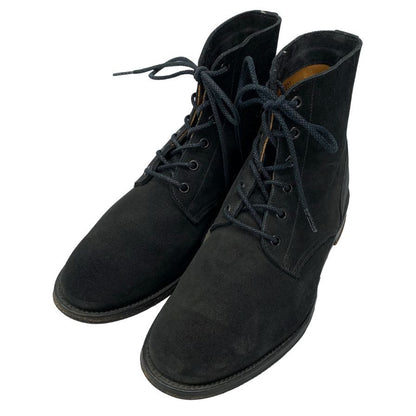 トリッカーズ カントリーブーツ M7112 スエード ブラック メンズ サイズ7ハーフ Tricker's 約25.5cm【AFC41】
