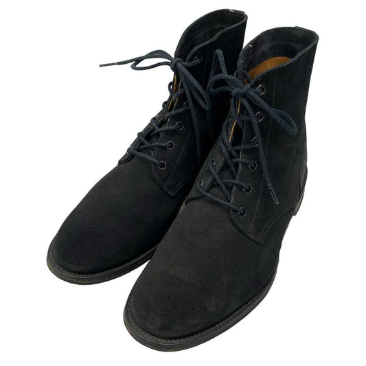 トリッカーズ カントリーブーツ M7112 スエード ブラック メンズ サイズ7ハーフ Tricker's 約25.5cm【AFC41】