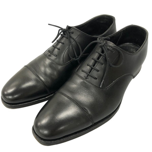 クロケット&ジョーンズ レザーシューズ ストレートチップ オードリー 377ラスト メンズ 6.5E ブラック系 29447 CROCKETT&JONES AUDLEY ビジネスシューズ 約25.0cm【LA】【中古】