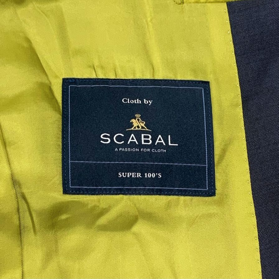 スキャバル スーツセット 2Bジャケット センターベント ネイビー メンズ サイズ表記なし SCABAL【AFB27】