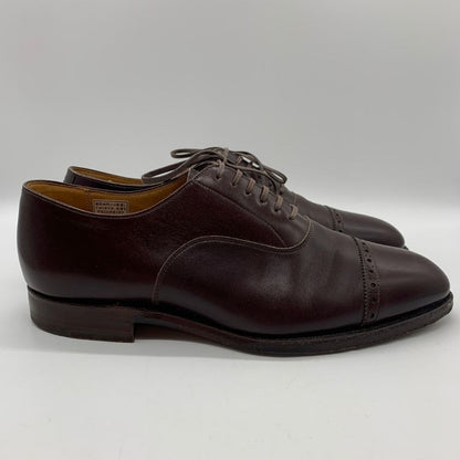 ポロ ラルフローレン レザーシューズ プレーントゥ サイズ26cm ボルドー メンズ Polo Ralph Lauren 約26.0cm【YB6】