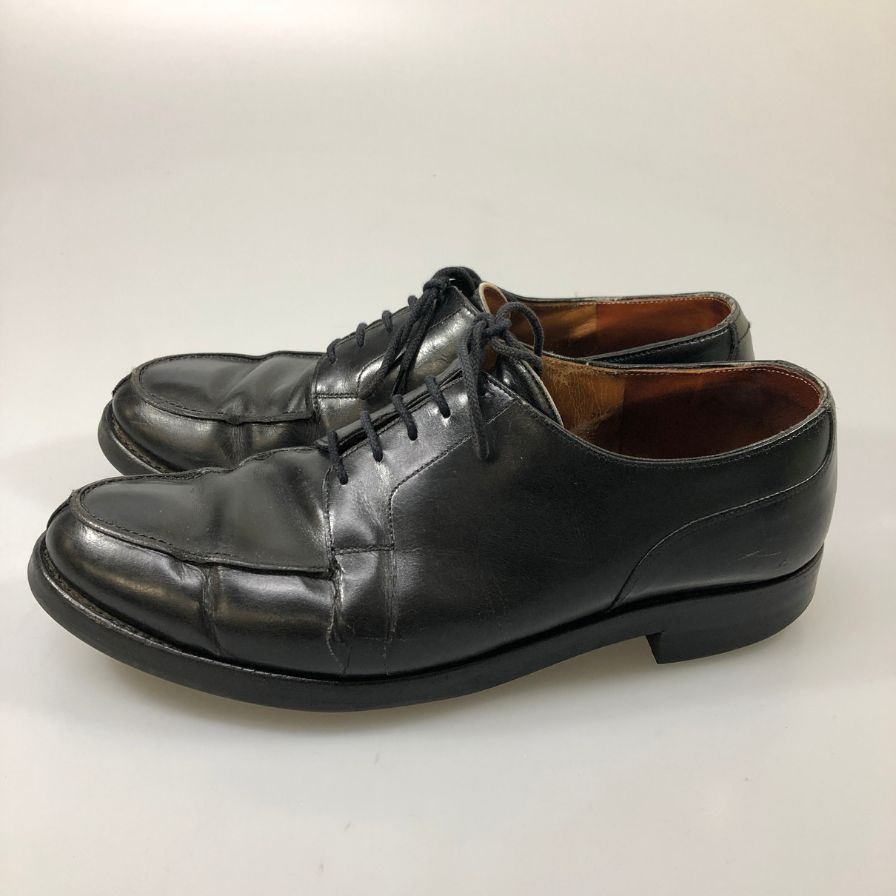 クロケット&ジョーンズ ダラム3 Uチップ カーフ ブラック サイズ 7.5 CROCKETT&JONES 約26.0cm【AFC51】
