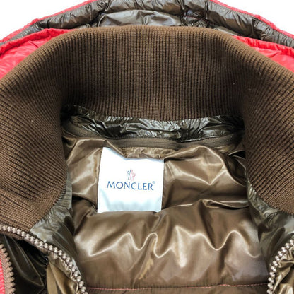 美品◆モンクレール ZIN 14年 ナイロン ダウンジャケット レイヤード レッド サイズ0 Moncler 【AFA13】