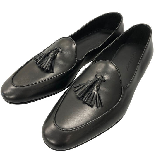 マノロブラニク タッセルローファー ブラック サイズ9 MANOLO BLAHNIK 約27.5cm【AFD5】