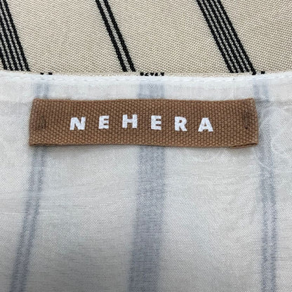 美品◆ネヘラ ノースリーブワンピース ストライプ レディース サイズ36 NEHERA 【AFB6】