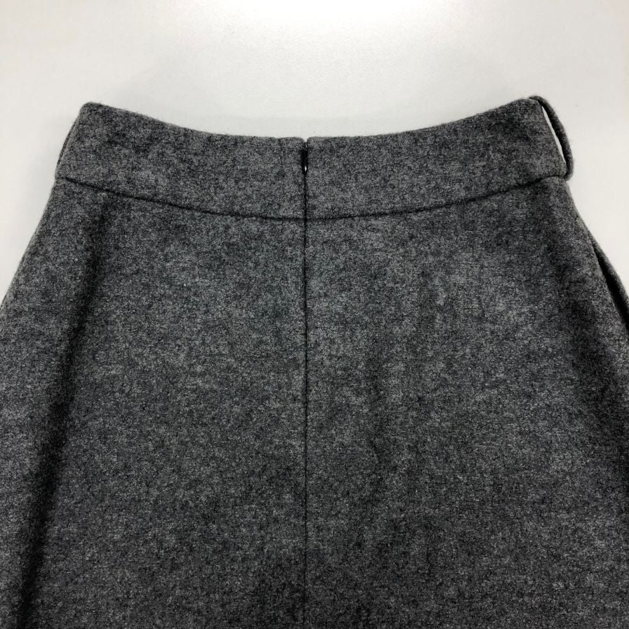マーガレットハウエル ウールスカート グレー レディース サイズ1 MARGARET HOWELL【AFB17】