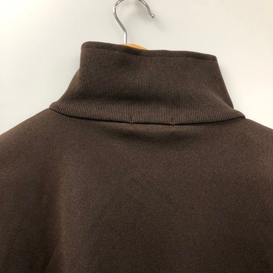 美品◆にしのや ドレス ハーフジップ トラック ジャケット メンズ サイズ L ブラウン系 NISHNOYA dress 【AFB48】