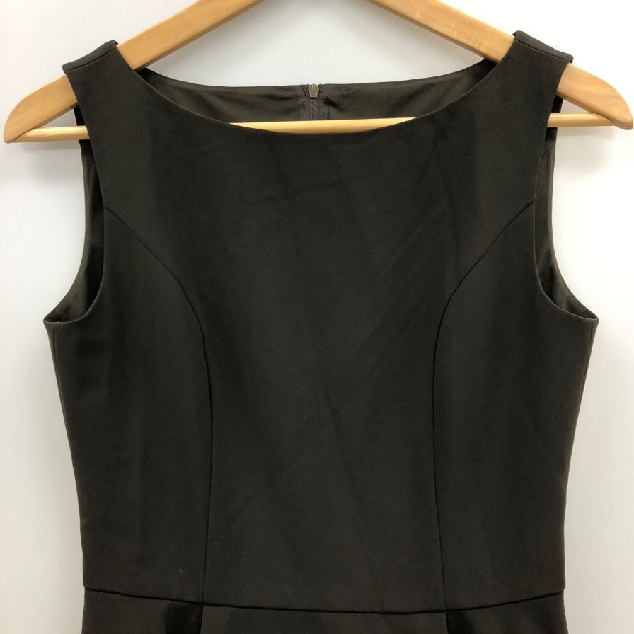 美品◆フォクシーニューヨーク ノースリーブ ワンピース バロン 32796  レディース サイズ 38 ダークブラウン  FOXEY NEWYORK 【AFB23】