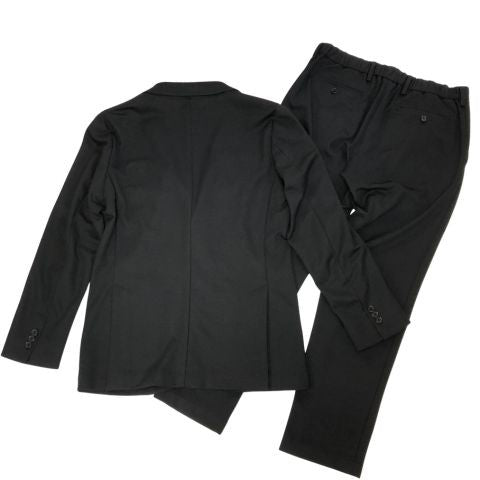 マッキントッシュフィロソフィー スーツ セットアップ ジャージ素材 三陽商会 メンズ サイズ上42R 下42 ブラック MACKINTOSH PHILOSOPHY【AFA11】