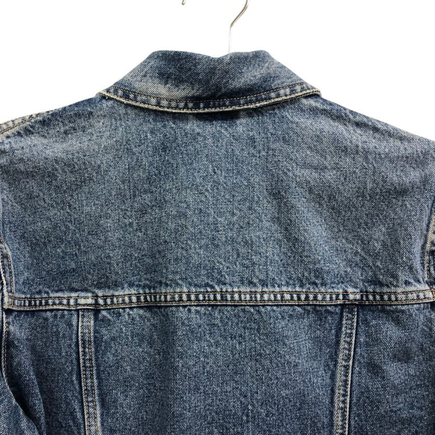 極美品◆ザラ ジップアップデニムジャケット レディース サイズS ZARA 【AFB7】