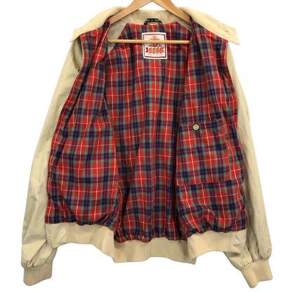中古■バラクータ ブルゾン ハリントンジャケット G9 スウィングトップ メンズ ベージュ サイズ40 BARACUTA 【AFA22】