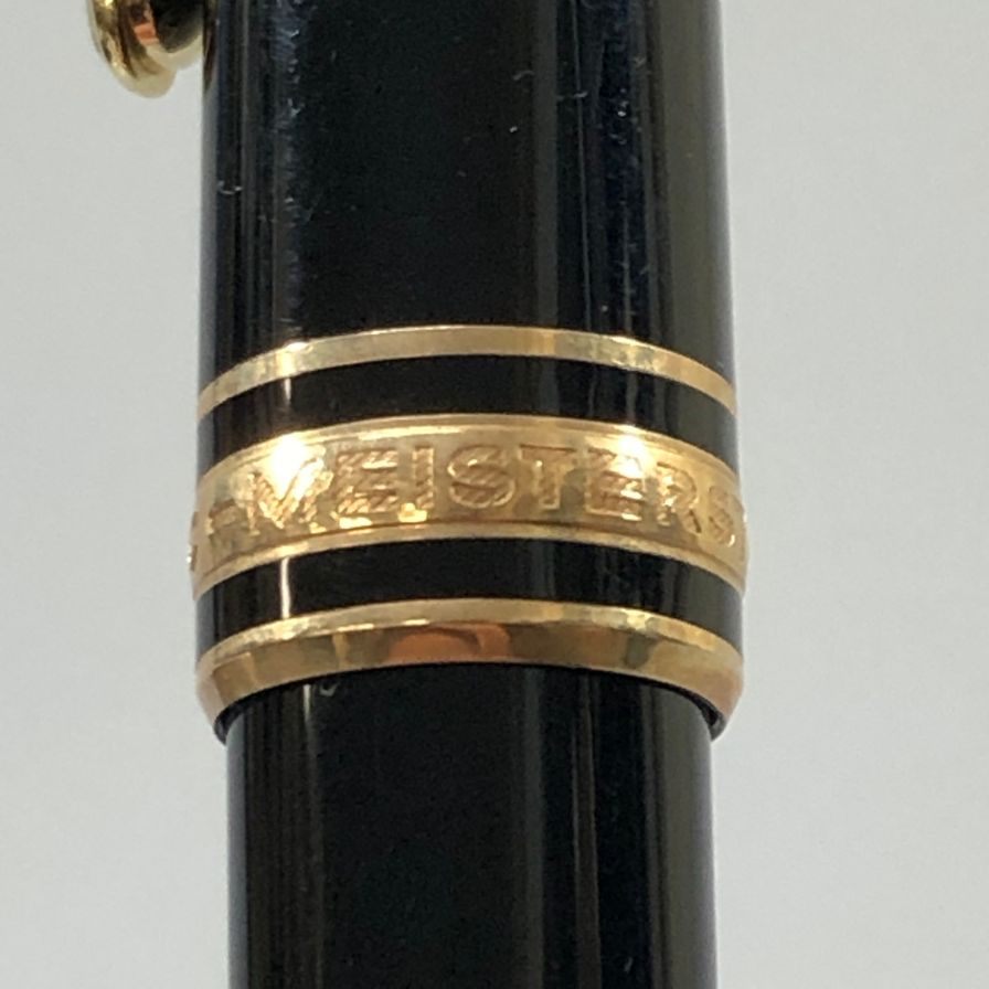 モンブラン 万年筆 マイスターシュテュック ペン先14K 585 ブラック ゴールド MONTBLANC【AFI2】
