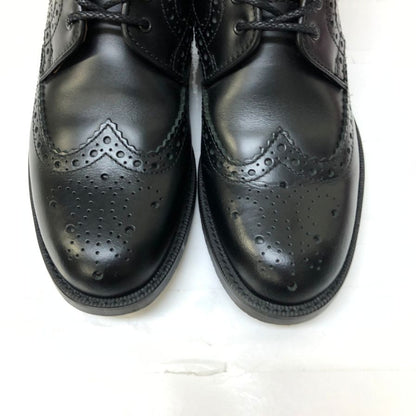 リーガル 54NR メダリオン ウィングチップ サイドジップ ブーツ メンズ サイズ 25.5 ブラック REGAL 約25.5cm【YB1】