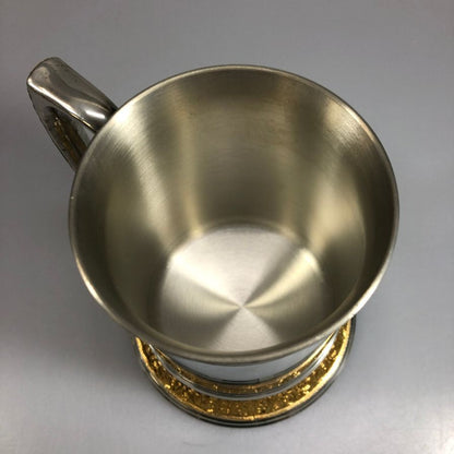 ロイヤルセランゴール クラシック エクスプレッションズ ビアマグ 24金装飾 Royal Selangor【AFI13】【中古】