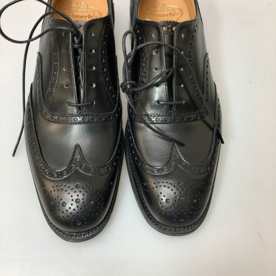 チャーチ チェットウィンド フルブローグ ブラック メンズ サイズ6.5 Church ビジネスシューズ 約25.0cm【LA】【中古】