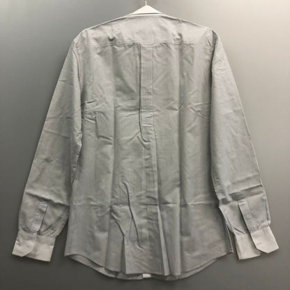 美品◆ドルチェ&ガッバーナ D&G BRAD 長袖シャツ ストライプ ホワイト メンズ サイズ41 DOLCE & GABBANA 【AFB38】