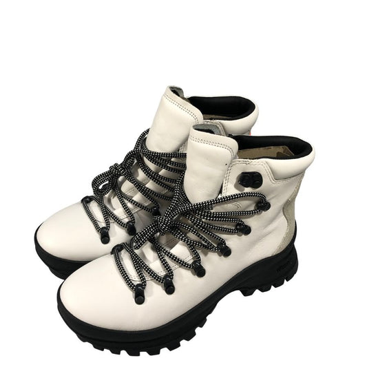メレル ブーツ トレッキングブーツ Bristol MID レディース サイズ24.5 ブラック ホワイト系 MERRELL 約24.5cm【AFD3】