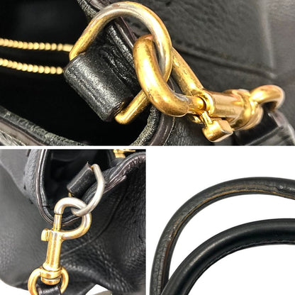 トリーバーチ ハンドバッグ ブラック シボレザー Tory Burch【AFE6】