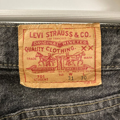 リーバイス デニム 701 90S ボタン裏511 USA製 ブラック メンズ W31 L30 LEVI’S 【AFF20】