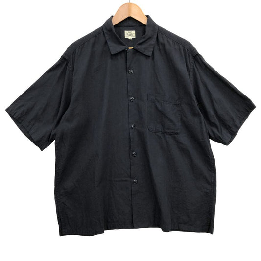 中古◆ゴールド バットダイ シャンブレー ベタシャン オープン シャツ ブラック サイズM GOLD VAT DYE CHAMBRAY OPEN SHIRT 【AFB25】