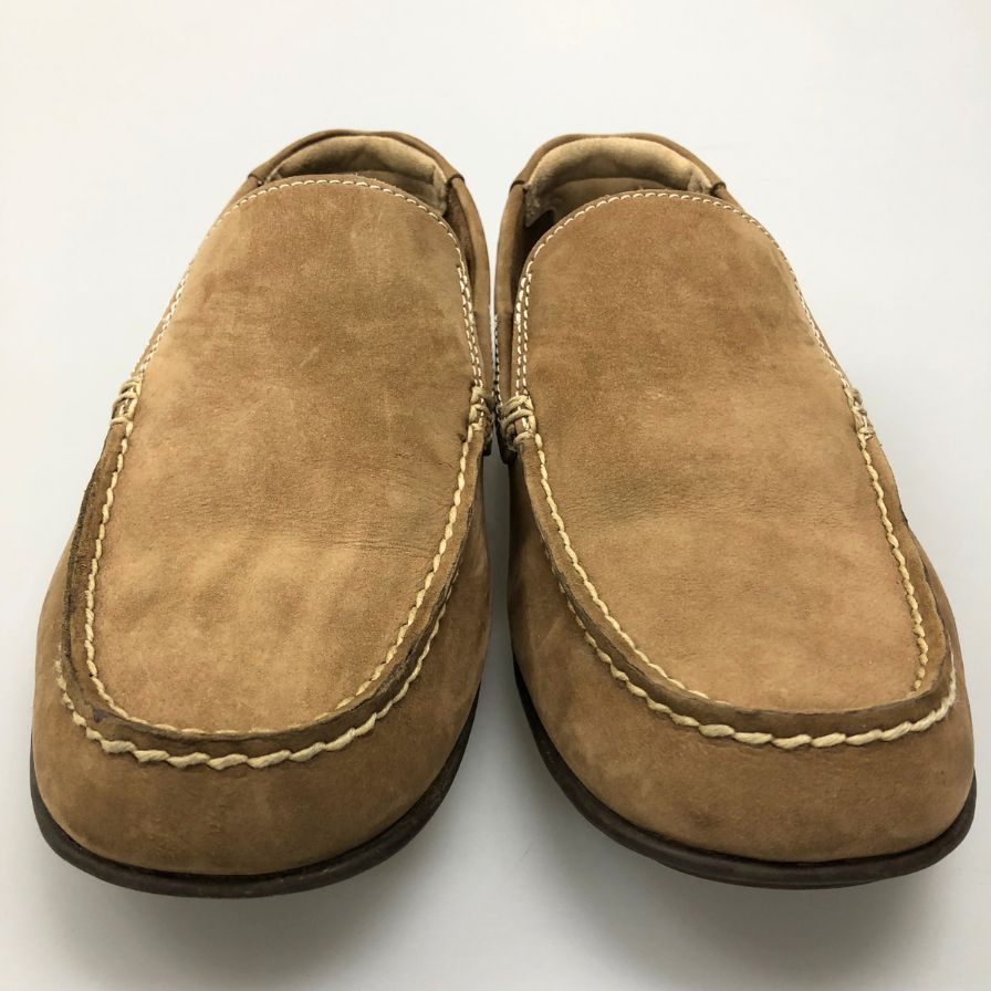 ロックポート アディダス スリッポン ドライビングシューズ スエード メンズ ブラウン系 サイズ24.5cm ROCKPORT adiPRENE by adidas 約24.5cm【AFC3】