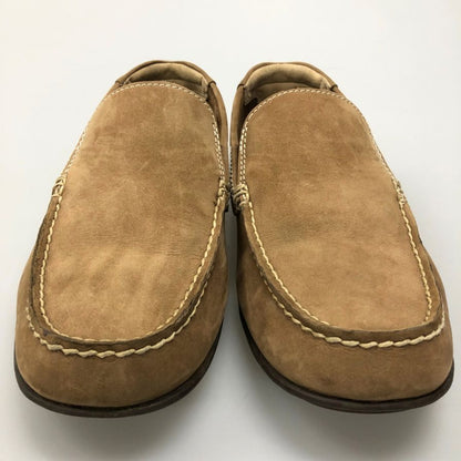 ロックポート アディダス スリッポン ドライビングシューズ スエード メンズ ブラウン系 サイズ24.5cm ROCKPORT adiPRENE by adidas 約24.5cm【AFC3】