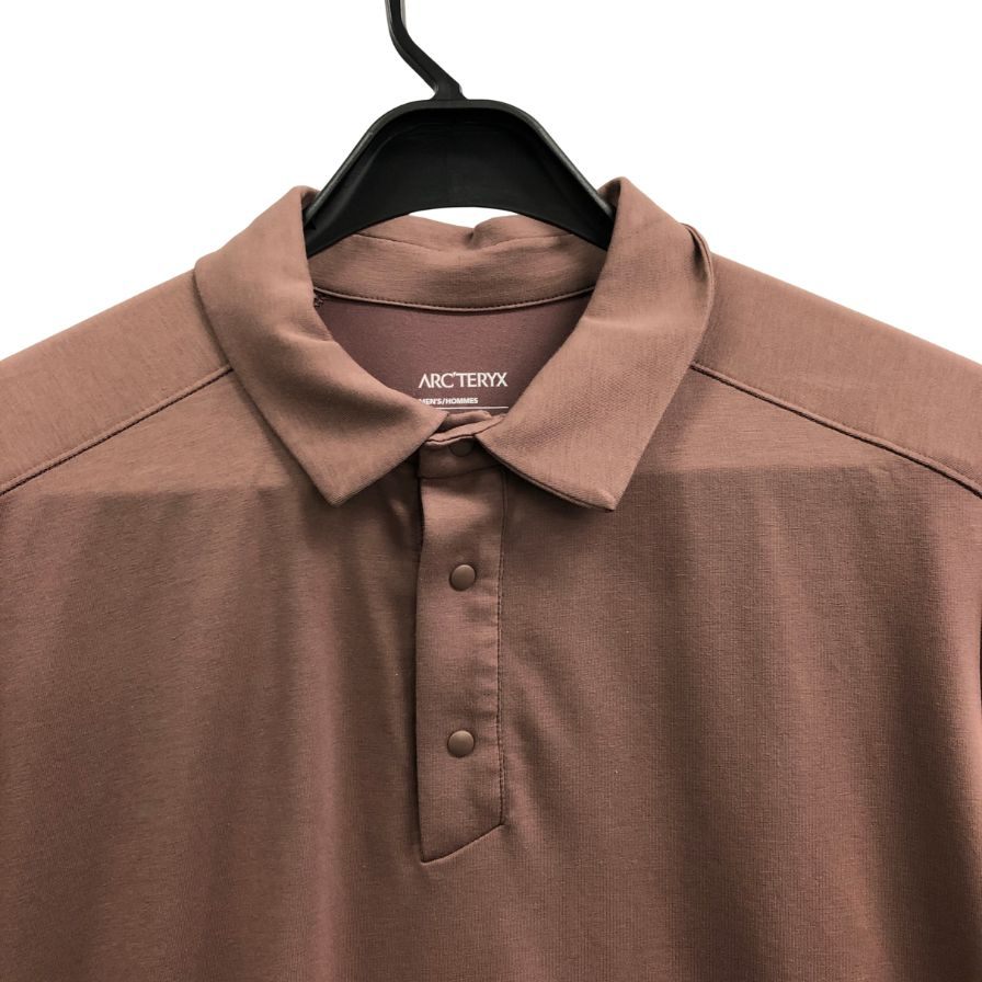 美品◆アークテリクス ドライポロシャツ メンズ M ブラウン系 ARCTERYX 【AFB38】