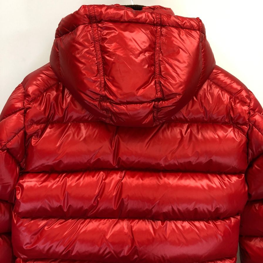 美品◆モンクレール ZIN 14年 ナイロン ダウンジャケット レイヤード レッド サイズ0 Moncler 【AFA13】