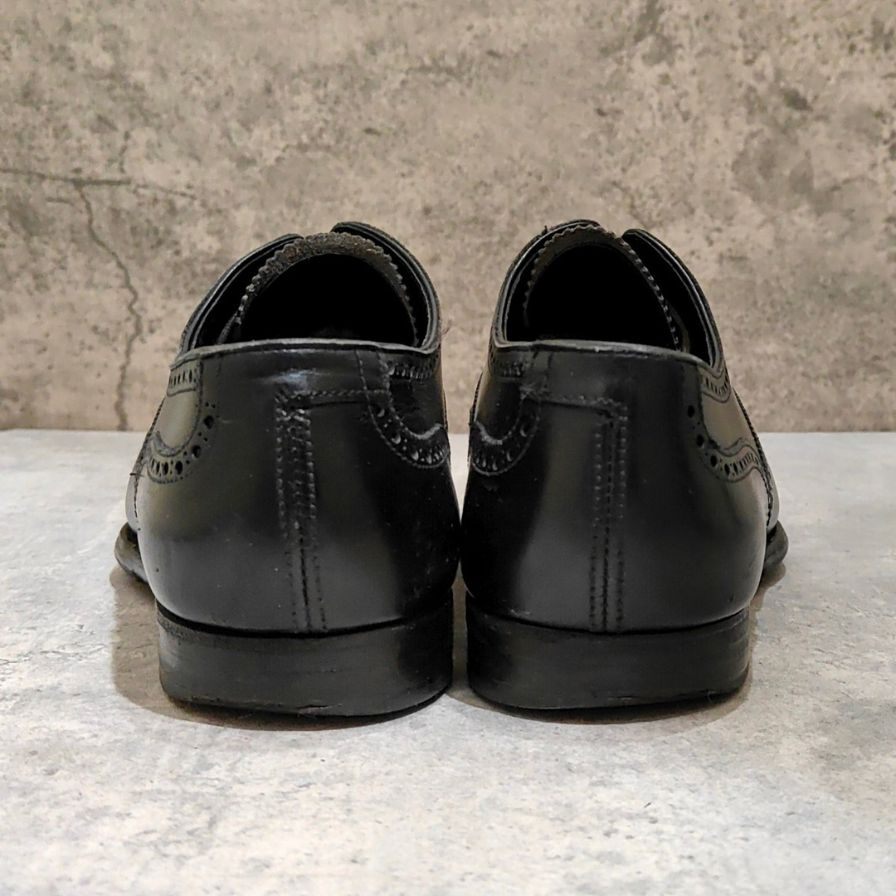 ジョンロブ レザーシューズ エイボン パンチドキャップトゥ カーフ ブラウン 8000ラスト サイズUK6E JOHNLOBB ビジネスシューズ 約24.5cm【LA】【中古】