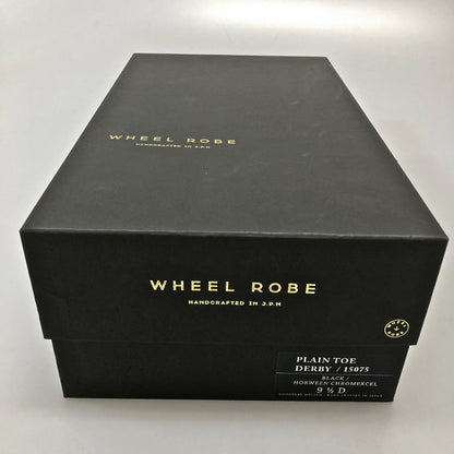 ウィールローブ レザーシューズ プレーントゥ ダービー 15075 メンズ サイズ9.5D ブラック WHELL ROBE 約28.0cm【AFD3】