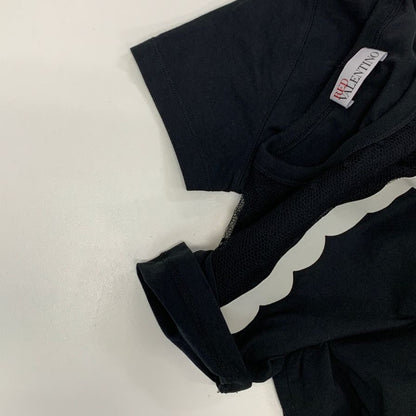 美品◆レッドヴァレンティノ レースTシャツ レディース ブラック サイズXS RED VALENTINO 【AFB20】