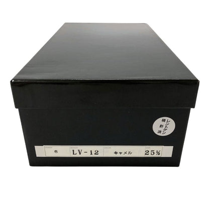 クリスチャンカラノ レザーシューズ レースアップ ストレートチップ プレーントゥ LV12 キャメル 25.5㎝ メンズ 革靴 日本製 撥水 ChristianCarano 約25.5cm【AFD9-2】