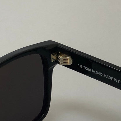 トムフォード  メガネ サングラス  Calder TF1205 ECO 01A 55□17 ブラック TOM FORD【AFB55】