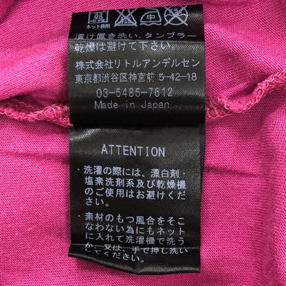 美品◆ヒステリックグラマー アンディウォーホル 長袖 プリント フォト Tシャツ ピンク キッズ サイズS HYSTERIC GLAMOUR 【AFB39】