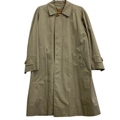 中古◆バーバリー バルカラーコート 90S 旧タグ ライナー付き ベージュ メンズ サイズ165 Burberry 【AFA23】