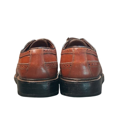 アレンエドモンズ レザーシューズ マクニール ウイングチップ グレインレザー ブラウン サイズUS7D Allen Edmonds ビジネスシューズ 約25.0cm【LA】【中古】