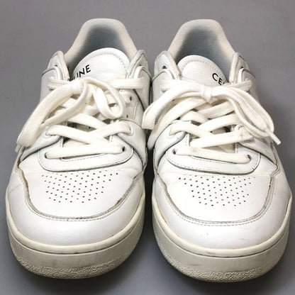 セリーヌ ローカットスニーカー レザー CT-04 ホワイト メンズ サイズ39 CELINE BREAK LOW 約24.0cm【AFD6】