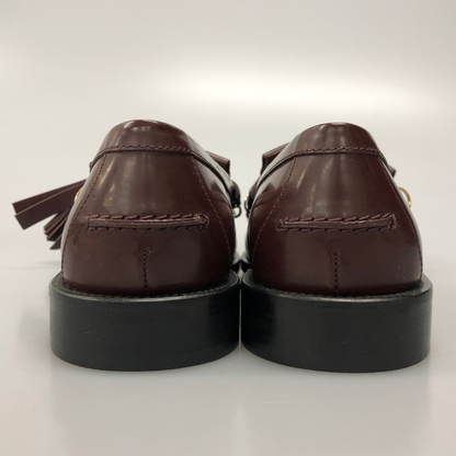 マルニ タッセルローファー バーガンディ レディース サイズ38 MARNI 約24.5cm【AFC3】
