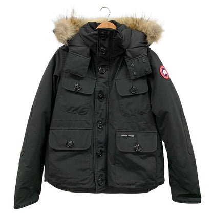 美品◆カナダグース ダウンジャケット ラッセルパーカ コヨーテファー 2301JM サイズM ブラック CANADA GOOSE 【AFA12】