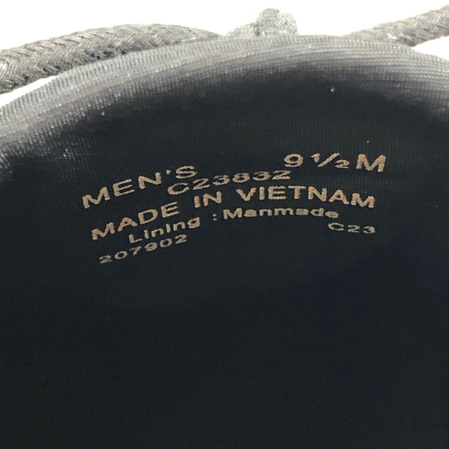 コールハーン レザースニーカー ゼログランド C23832 レーザーウィング メンズ ブラック サイズ9.5 COLE HAAN 約27.0cm【AFC49】