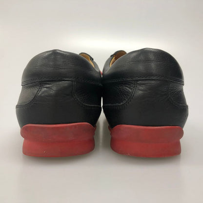 ジョンロブ レヴァー ローカット スニーカー  0315 メンズ サイズ9 ブラック JOHN LOBB 約27.5cm【AFC35】