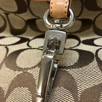 コーチ ハンドバッグ シグネチャー  キャンバス A04M6845 レディース ブラウン COACH【AFE3】