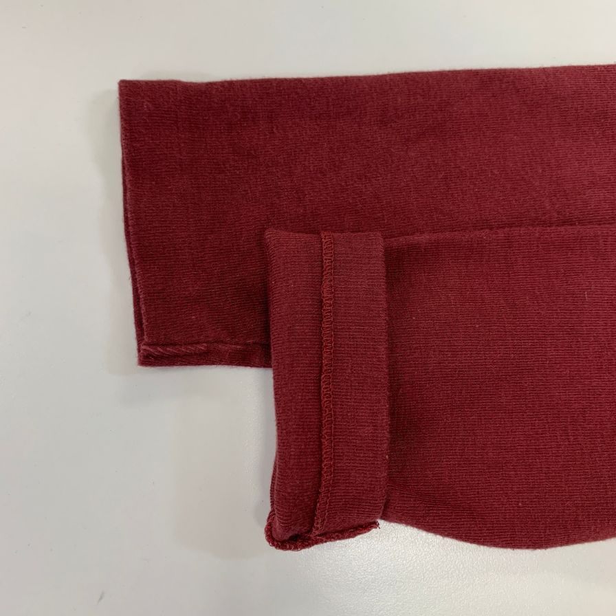 美品◆ダブルアールエル ラルフローレン 90S 三ツ星タグ モックネックニット レッド サイズM RRL RALPH LAUREN 【AFB52】